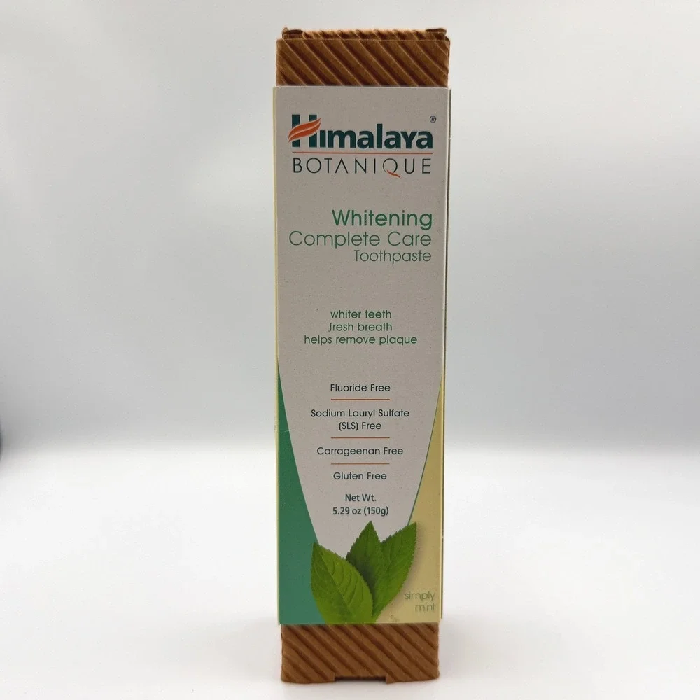Himalaya Botanique Whitening Complete Care Toothpaste 5.29oz Simple Mint 3pk NEW